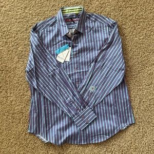 Robert Graham Men’s Tailored Fit Dress Shirt Size 2XL